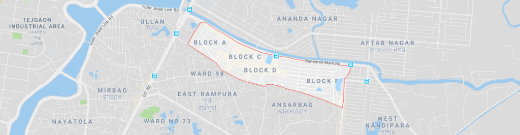 Banasree dhaka postal code