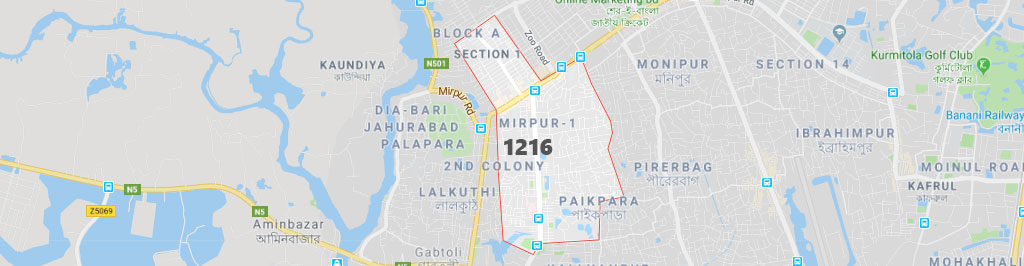 Mirpur 1 postal code