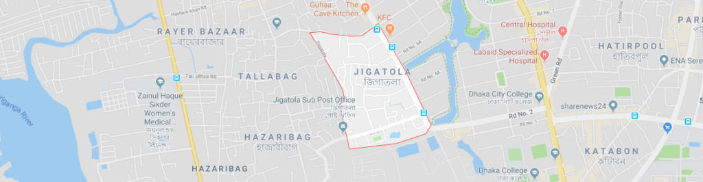 Zigatola postal code Dhaka