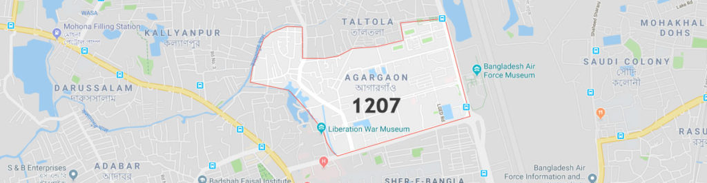 Agargaon postal code