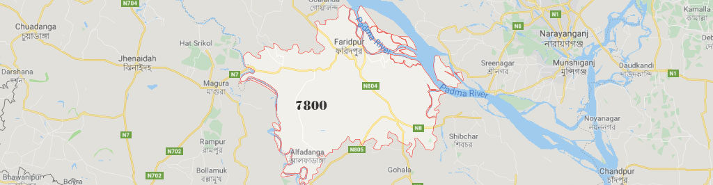 Faridpur postal code, zip code or the postal code of Faridpur