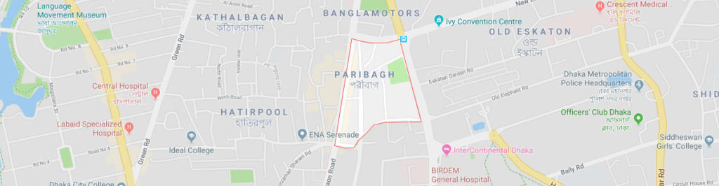 Paribagh Dhaka postal code