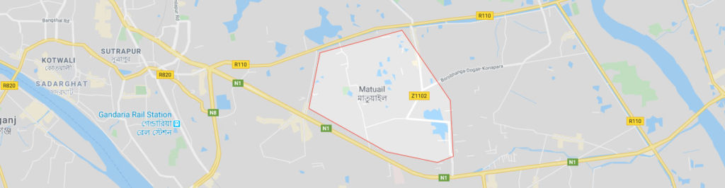 Matuail Jatrabari Dhaka postal code