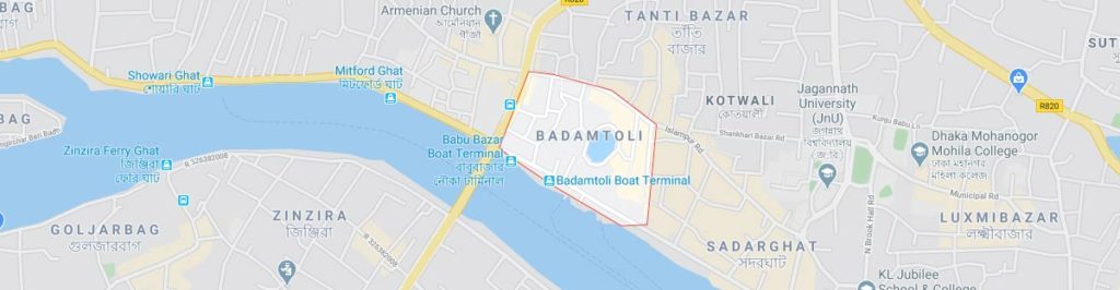 Badamtoli Dhaka Postal code