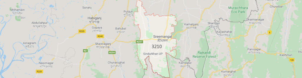 Sreemangal postal code