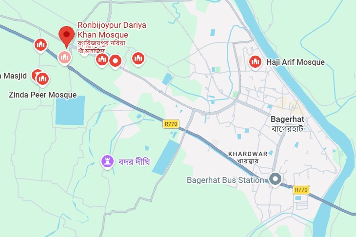 রণবিজয়পুর দরিয়া খাঁ মসজিদ বাগেরহাট টুরিস্ট স্পট
