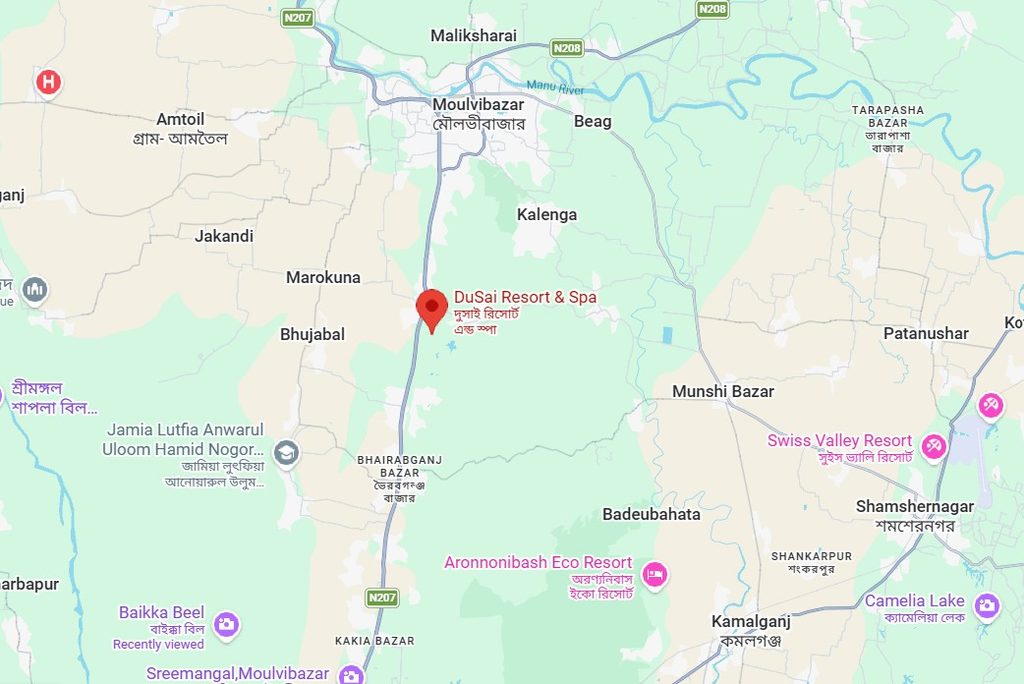  দুসাই রিসোর্ট এন্ড স্পা শ্রীমঙ্গল