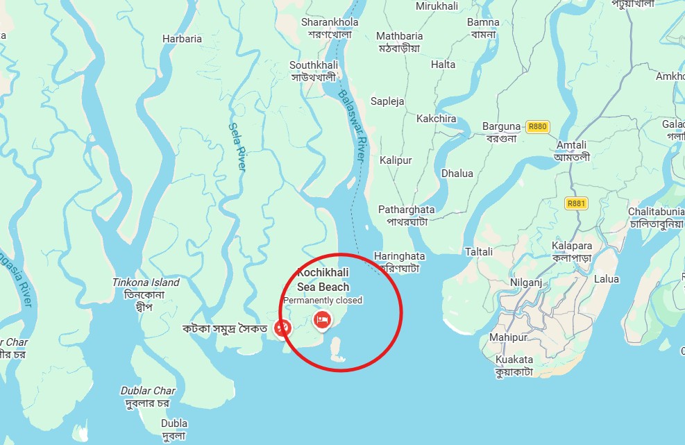 কচিখালী সমুদ্র সৈকত বাগেরহাট টুরিস্ট স্পট