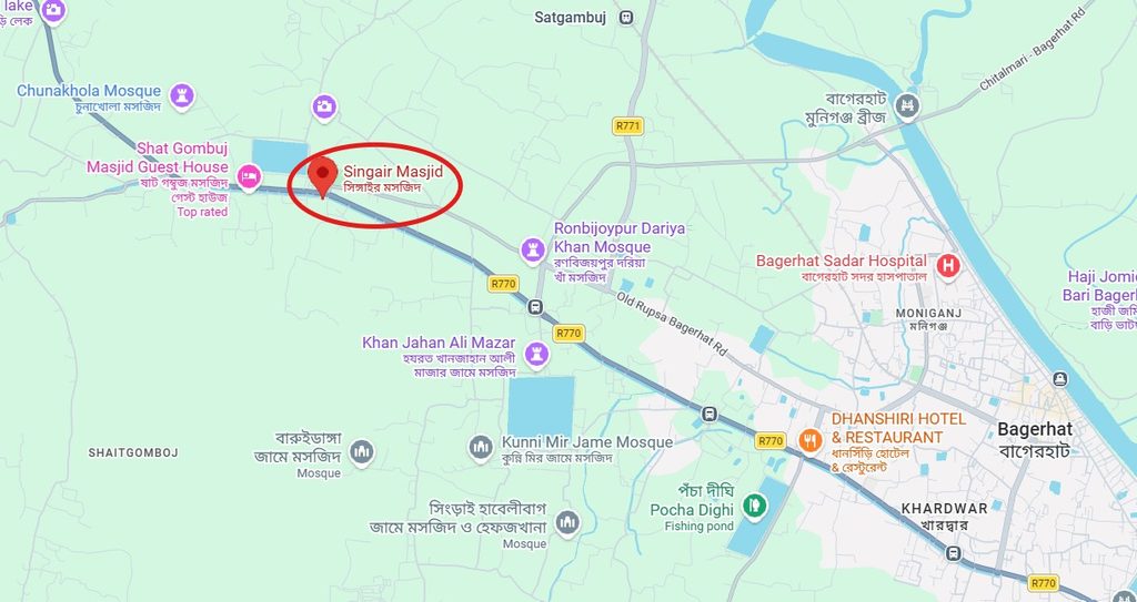 সিংগাইর মসজিদ বাগেরহাট টুরিস্ট স্পট