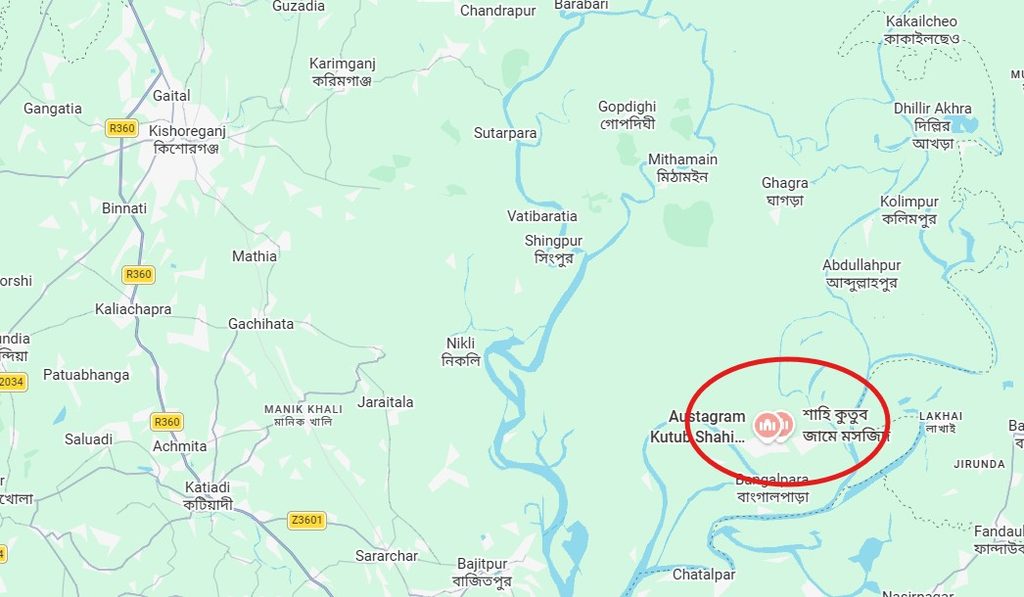 কুতুব শাহ মসজিদ কিশোরগঞ্জ টুরিস্ট স্পট