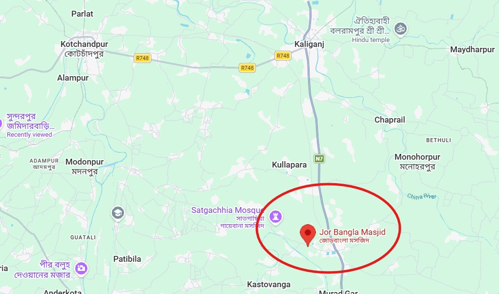 জোড়বাংলা মসজিদ ঝিনাইদহ টুরিস্ট স্পট