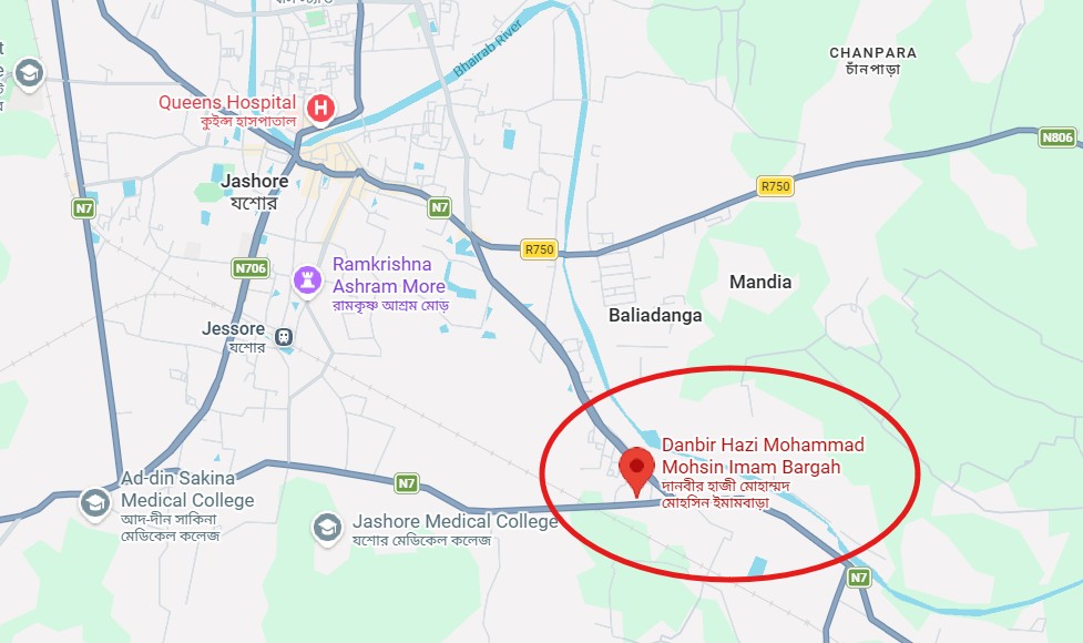 দানবীর হাজী মোহাম্মদ মোহসিন ইমামবাড়া যশোর টুরিস্ট স্পট