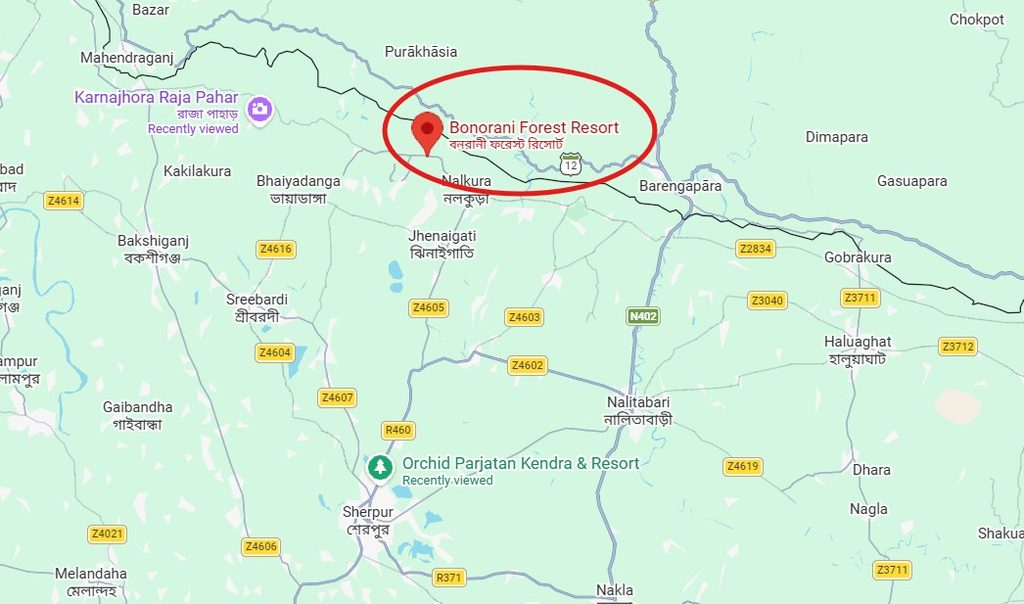 বনরাণী ফরেস্ট রিসোর্ট শেরপুর টুরিস্ট স্পট