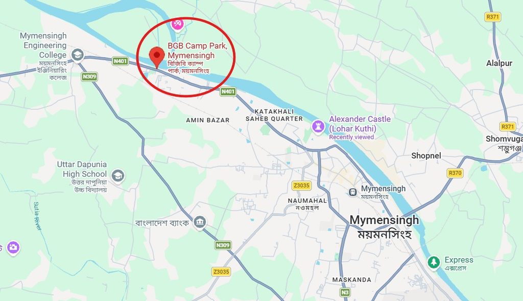 বিজিবি ক্যাম্প পার্ক, ময়মনসিংহ টুরিস্ট স্পট