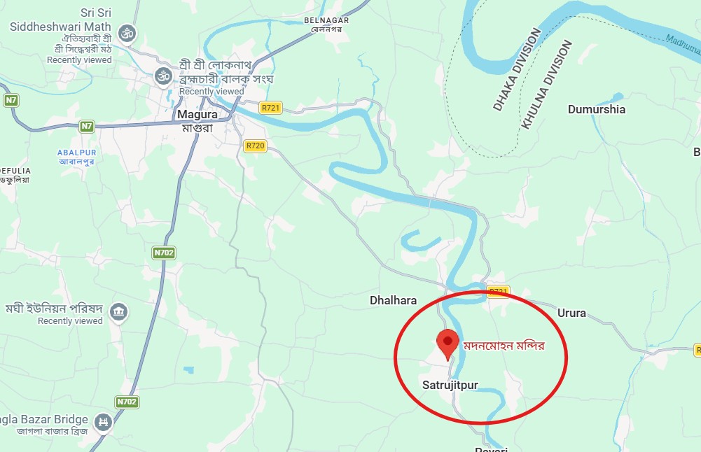 মাগুরার শত্রুজিৎপুর মদনমোহন মন্দির