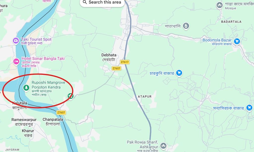 রূপসী ম্যানগ্রোভ পর্যটন কেন্দ্র সাতক্ষীরা টুরিস্ট স্পট